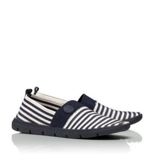 Tory Burch Blue Striped Sneaker
